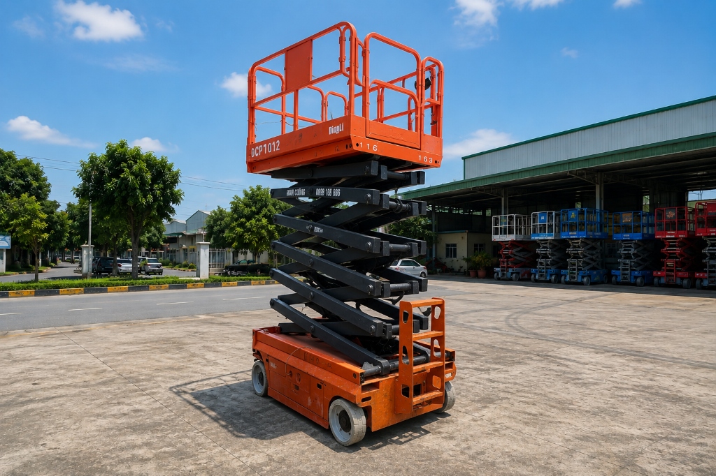Xe nâng người cắt kéo JCPT1612DC